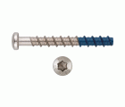 TXP [CP] Anclaje de fijación directa en hormigón Bimetal (cuerpo inoxidable A4 y punta de acero al carbono). Homologado ETE Opt.1. Cabeza alomada